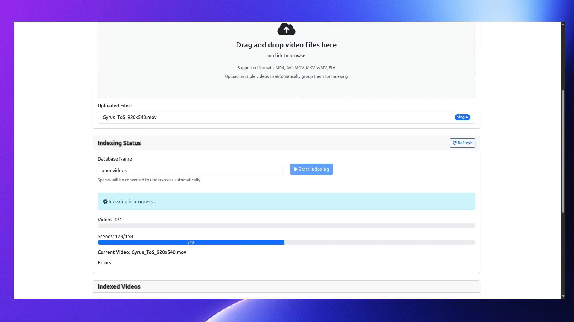 Gyrus Video Content Indexing